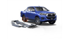Schutzplatten-Set aluminiu Toyota Hilux 2018 RIV SCHUTZPLATTEKOMPLETT