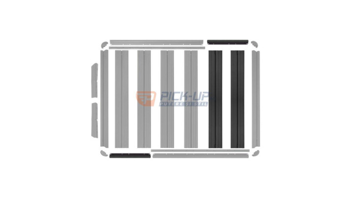 Tetőcsomagtartó alumínium Toyota Land Cruiser 150 2010 RIV RR