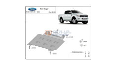 Schutzplatte mittie vireza Ford Ranger 2020 SCP SCHUTZPLATTECV