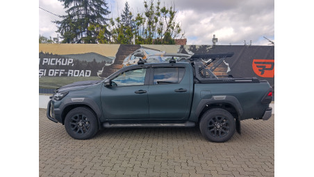 Montare rulou de bena, rollbar, bullbar, deflectoare pe Toyota Hilux 2020
