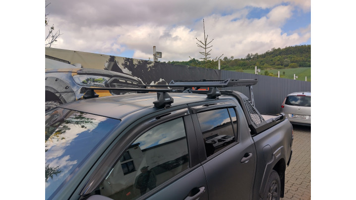 Montare rulou de bena, rollbar, bullbar, deflectoare pe Toyota Hilux 2020