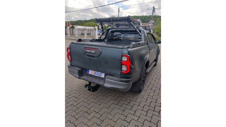 Montare rulou de bena, rollbar, bullbar, deflectoare pe Toyota Hilux 2020