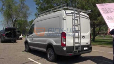 Hátsó ajtó alumínium létra Ford Transit PDE ALLAD 2