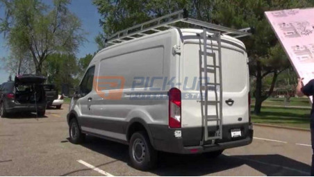 Hátsó ajtó alumínium létra Ford Transit PDE ALLAD