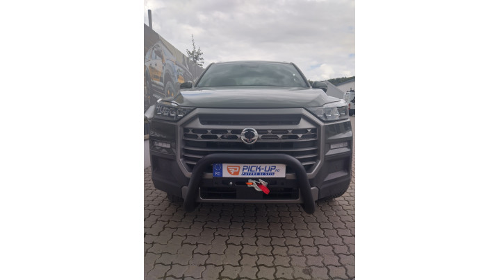 Montare prag lateral, troliu+suport troliu pe Ssang Yong Musso Grand 2024