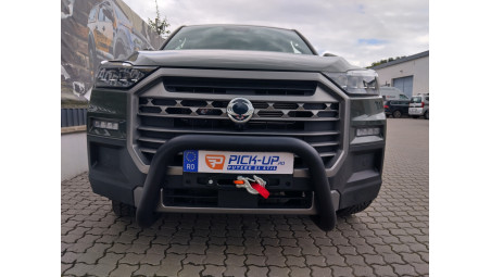 Oldalsó küszöb, csörlő + csörlőtartó rögzítése Ssang Yong Musso Grand 2024-re