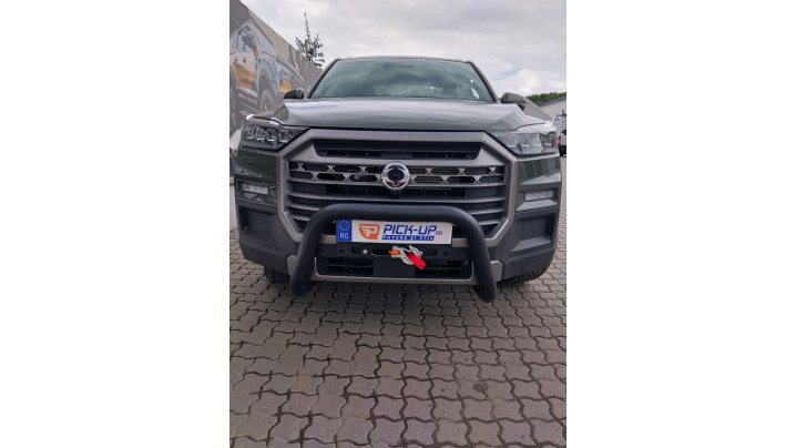 Oldalsó küszöb, csörlő + csörlőtartó rögzítése Ssang Yong Musso Grand 2024-re