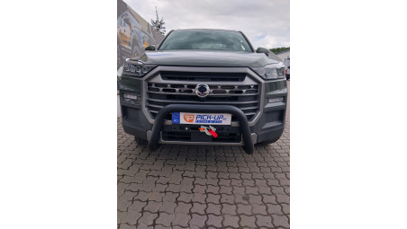 Side step, winch-winch plate installed on Ssang Yong Musso Grand 2024