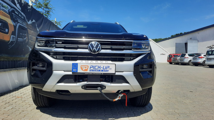 Montare troliu + suport troliu, deflector capota für Volkswvagen Amarok 2024