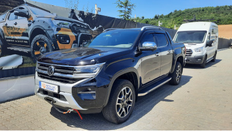 Winch-winch plate, hood guard installed on Volkswagen Amarok 2024