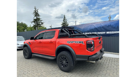 Bukócső, bukócső, ledrúd felszerelése a Ford Ranger Raptor 2023-ra