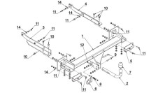 Towing hook Aug Mer Ml 2012-2015