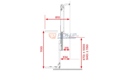 SUPORT BICICLETA CU ACTIONARE ELECTRICA
