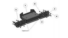 Csörlőtartó Toyota Landcruiser 150 2022 AFN SPT