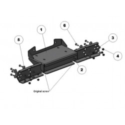 Winch Mount Afn 48002527 Toy Lc 150 2018+