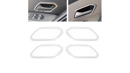 MATTE CHROME INNER DOOR HANDLE FRAME 4 PIECES