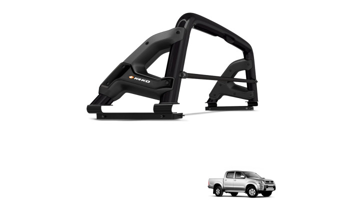 Bukócső fekete Toyota Hilux 2015 KEK EC