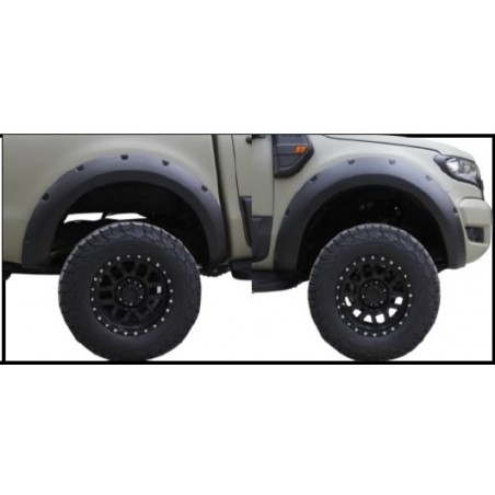 Fender Flares Saf Pocket Style +screws For Ranger 2012+