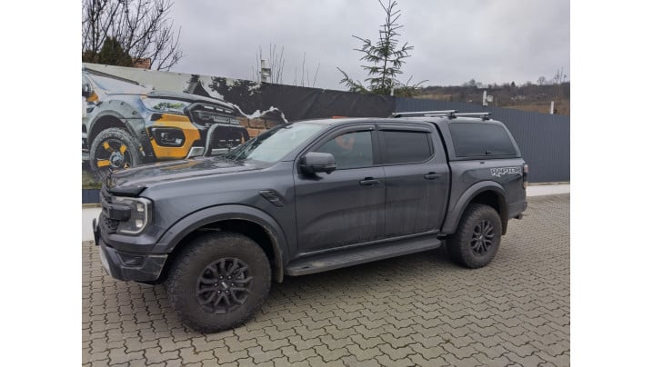 Montare hardtop Alpha CMX-W, deflector geam si capota pe Ford Ranger Raptor 2024