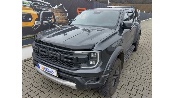 Montare hardtop Alpha CMX-W, deflector geam si capota pe Ford Ranger Raptor 2024