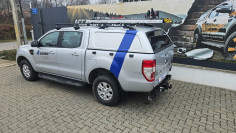 Montare sistem suport scara culisant pe Ford Ranger 2018 2