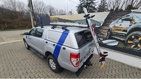 Montare sistem suport scara culisant pe Ford Ranger 2018