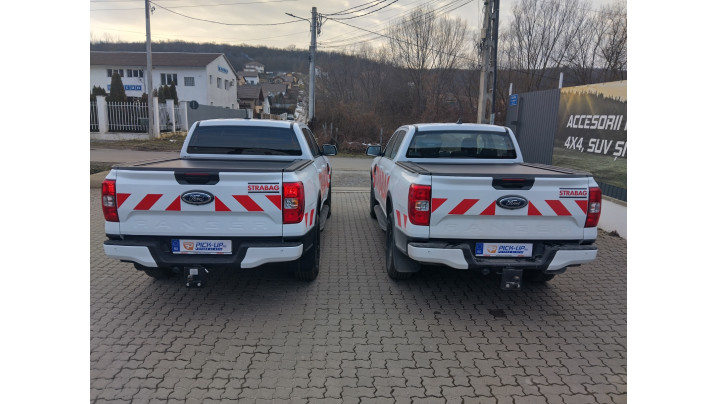 Am montat două rulouri de benă pe două Ford Ranger 2025