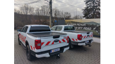 Am montat două rulouri de benă pe două Ford Ranger 2025