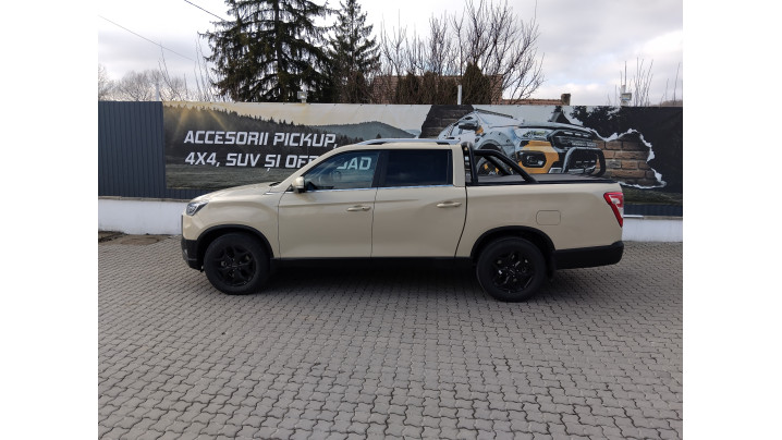 Montare rulou de bena,rollbar,scuturi de protectie pe KGM(Ssang Yong) Musso Grand 2025