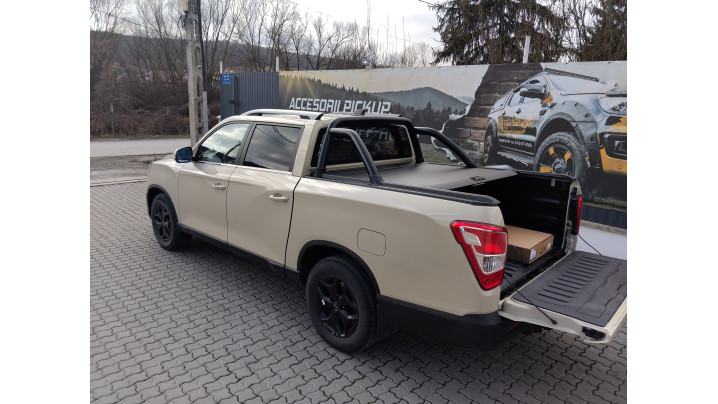 Bukócső, bukócső, haspáncélok felszerelése a KGM (Ssang Yong) Musso Grand 2025-ön
