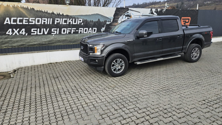 Montare rulou de bena si bare transversale pentru rulou pe Ford F150 2019