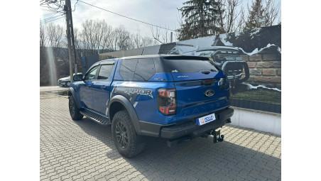 Alpha Type E+ Air Felépítmény, ablakterelő és motorháztető felszerelése a Ford Ranger Raptor 2025 modellen