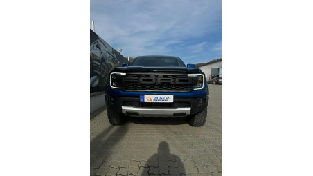 Alpha Type E+ Air Felépítmény, ablakterelő és motorháztető felszerelése a Ford Ranger Raptor 2025 modellen