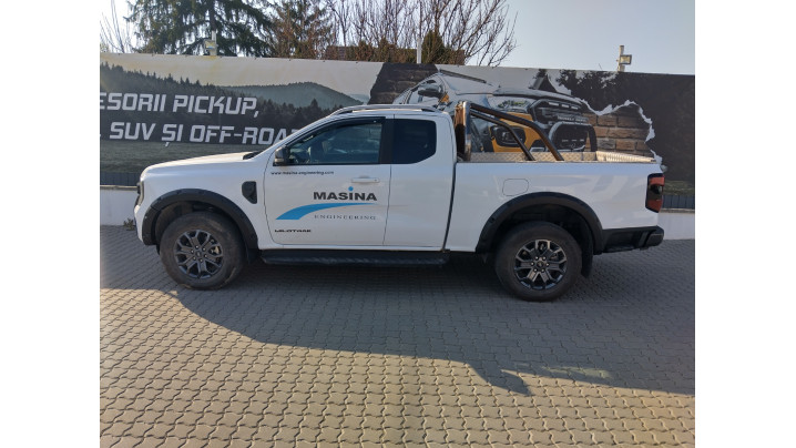 Montare troliu, apărători de aripi , deflector de geam pe Ford Ranger Wildtrak Extra Cab 2025