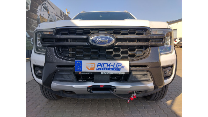 Montare troliu, apărători de aripi , deflector de geam pe Ford Ranger Wildtrak Extra Cab 2025