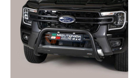 BULLBAR INOX FORD RANGER 2023+ NEGRU MED 525