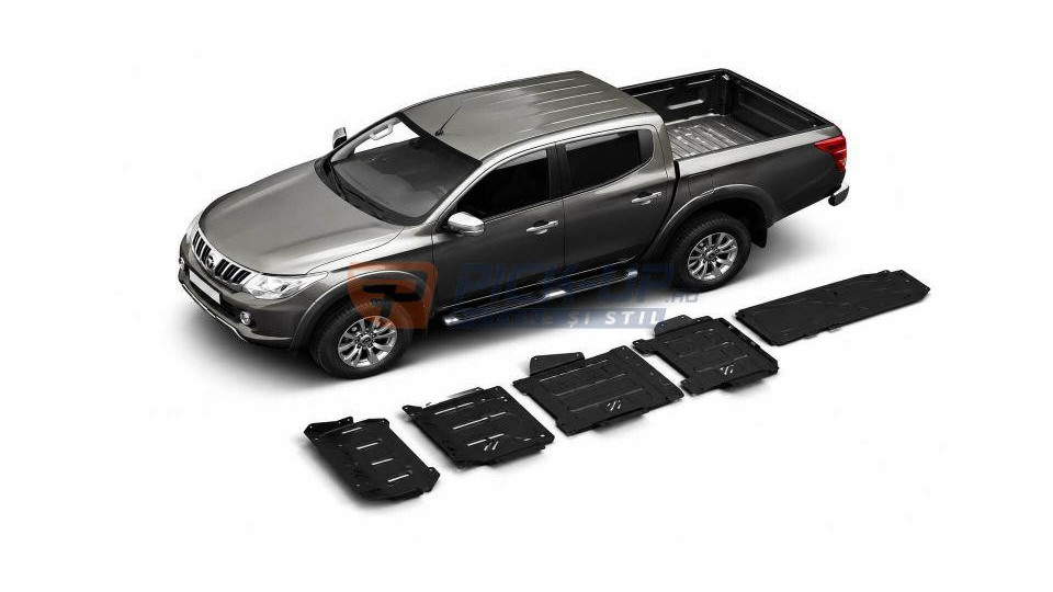 Alumínium haspáncél készlet 4mm Mitsubishi L200 2015 RIV