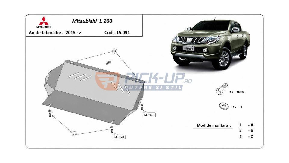 Scut radiator Mitsubishi L200 2016SCP SCUTRAD