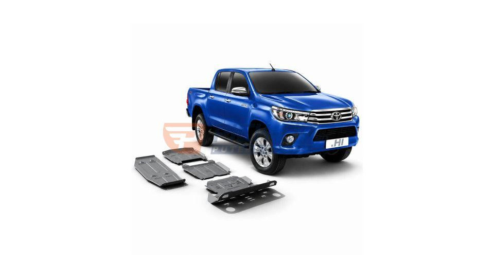 Alumínium haspáncél készlet Toyota Hilux 2018 RIV COMPLETE SHIELD