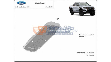 Ford Ranger 2011 SCP SCUTREZ tankhaspáncél