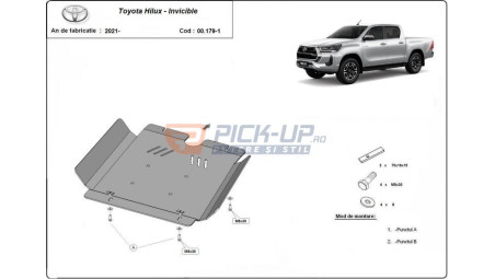 Schutzplatte Toyota Hilux 2022 SCP SCHUTZPLATTERAD