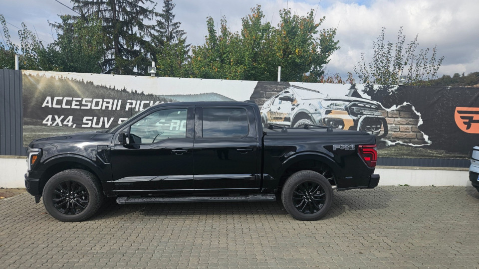 Montare rulou de bena si bare transversale pentru rulou pe Ford F150 Lariat