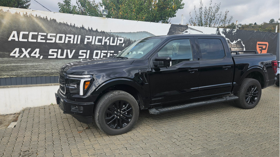 Montare rulou de bena si bare transversale pentru rulou pe Ford F150 Lariat