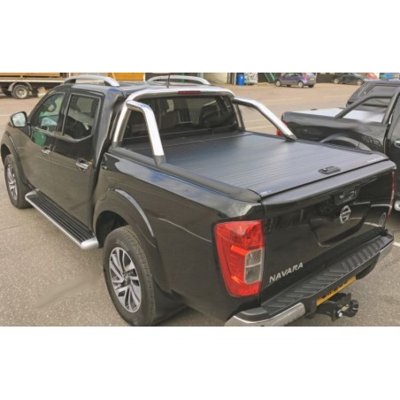 Black Tonneau Cover Mt Nis Np300 2016+