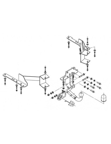 CARLIG DE REMORCARE AUG STT168 TOY LC150 2009+