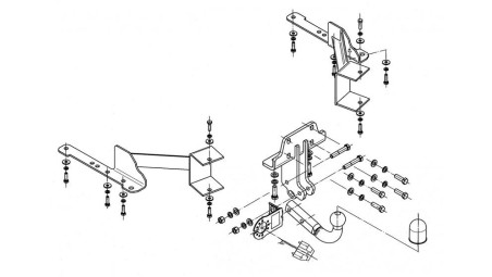 CARLIG DE REMORCARE AUG STT168 TOY LC150 2009+ CARLIG DE REMORCARE AUG STT168 TOY LC150 2009+