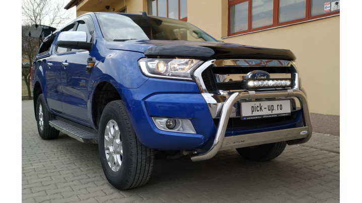 Hardtop GSE, bullbar mediu, reflector VisionX și deflectoare pe Ford ranger - aprilie 2019