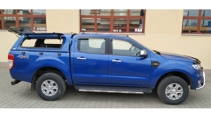 Hardtop GSE, bullbar mediu, reflector VisionX și deflectoare pe Ford ranger - aprilie 2019