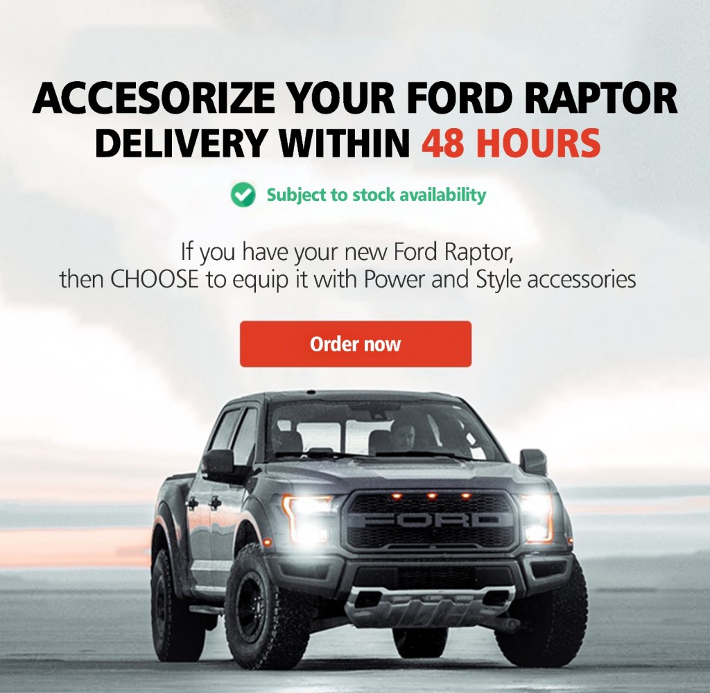 De ce este recomandat să-ți accesorizezi noul Ford Raptor?