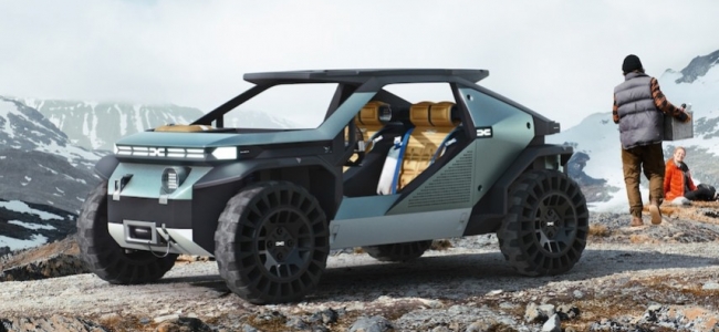 Conceptul off-road Dacia Manifesto are vibrații de GMC Hummer EV la scară redusă